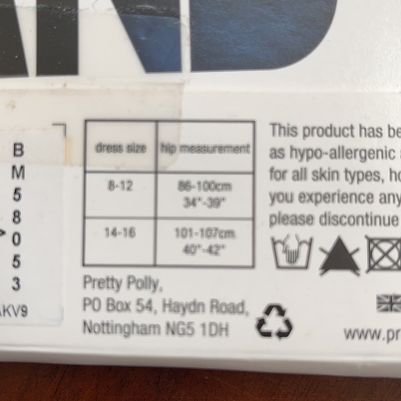 House of Holland for Pretty Polly design OTK ELASTOCK small- medium NWT - Picture 3 of 3